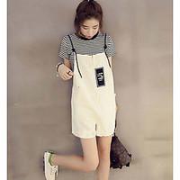 womens going out cute summer t shirt dress suits striped letter round  ...