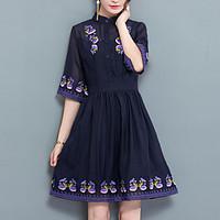 womens going out casualdaily work simple cute street chic a line dress ...