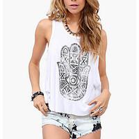 womens casualdaily simple t shirt solid round neck sleeveless cotton