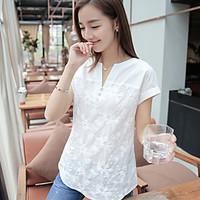 womens casualdaily simple t shirt solid round neck short sleeve silk