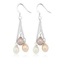 Women\'s Earrings Set Jewelry Unique Design Fashion Euramerican Silver Pearl Jewelry Jewelry 147Wedding Party Special Occasion Anniversary