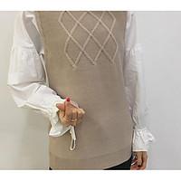 Women\'s Casual/Daily Simple Regular Cardigan, Solid Shirt Collar Long Sleeve Acrylic Spring Medium Micro-elastic