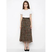 womens mid rise midi skirts cute street chic swing trumpetmermaid knit ...