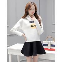 womens going out casualdaily simple cute spring summer t shirt skirt s ...