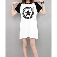 womens casual simple summer t shirt letter hooded short sleeve cotton