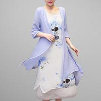 womens going out casualdaily vintage sophisticated sheath dress print  ...