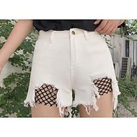 womens high rise inelastic shorts pants simple wide leg solid