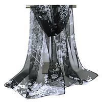 Womens Fashion Georgette Floral Printing Vintage /Sexy /Cute / Party / Casual Scarfs 16050CM