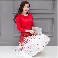 womens going out simple all seasons sweater dress suits solid off shou ...