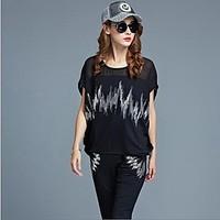womens going out casualdaily street chic sophisticated summer blouse p ...