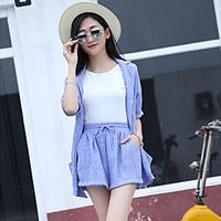 womens going out casualdaily beach simple cute summer shirt pant suits ...