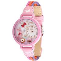 Women\'s Fashion Watch Quartz Leather Band Black Blue Pink Yellow