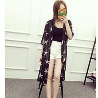 womens casualdaily simple blouse print shirt collar long sleeve others