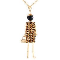 Women\'s Pendant Necklaces Resin Rhinestone Alloy Fashion Black Dark Blue Red Pink Light Blue Jewelry Wedding Party Daily Casual 1pc