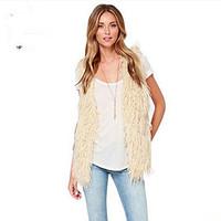 womens plus size casualdaily partycocktail sexy simple fur coat solid  ...