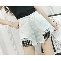 womens mid rise micro elastic shorts pants simple wide leg solid