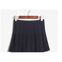 womens going out mini skirts a line solid summer