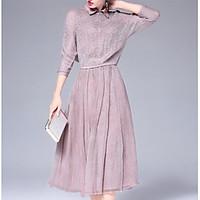 womens casualdaily street chic sophisticated fall t shirt dress suits  ...