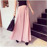 womens mid rise strenchy chinos pants street chic sexy loose pure colo ...