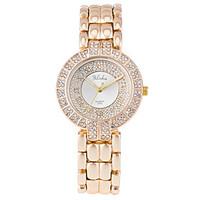 Women\'s Fashion Watch Wrist watch Quartz Alloy Band Luxury Gold