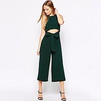 womens going out jumpsuits sexy loose solid color summer