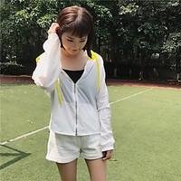 womens casualdaily cute spring summer trench coat letter hooded long s ...