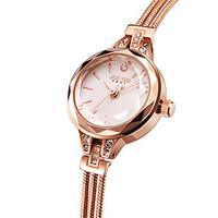 Women\'s Fashion Watch Quartz Water Resistant / Water Proof Alloy Band Casual Silver Brown Gold Rose Gold