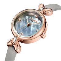 womens fashion watch quartz water resistant water proof leather band c ...