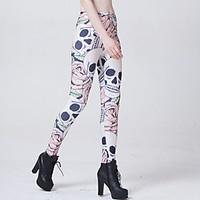 Women Print Legging, Polyester Medium