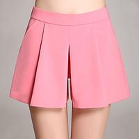 womens high rise micro elastic loose pants simple loose pure color ple ...