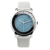 womens fashion watch quartz automatic self winding leather band white