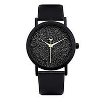 womens fashion watch quartz automatic self winding leather band black