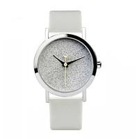 womens fashion watch quartz automatic self winding leather band white