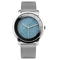 womens fashion watch quartz automatic self winding alloy band silver