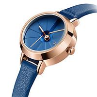 Women\'s Fashion Watch Japanese Quartz Water Resistant / Water Proof Leather Band Casual Black White Blue Brown Pink