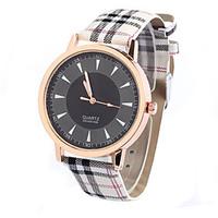 womens mens unisex fashion watch quartz leather band casual brown