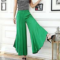 womens high rise inelastic chinos pants wide leg solid