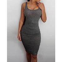 womens casualdaily simple street chic bodycon dress solid strapless kn ...