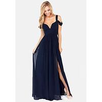 womens going out party sexy simple chiffon dress solid strap knee leng ...