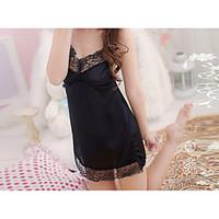 women babydoll slips nightwear retro solid thin acrylic womens