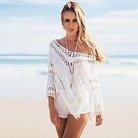 womens beach party sexy street chic spring summer shirt solid boat nec ...