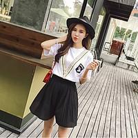 womens going out casualdaily simple street chic summer blouse pant sui ...