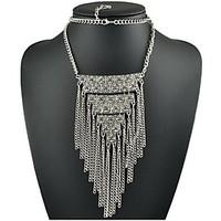 Women\'s Statement Necklaces Alloy Tassel Fashion Jewelry 147 Daily Casual