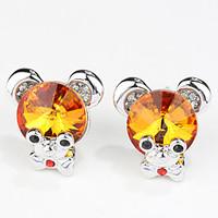 Women\'s Stud Earrings Jewelry Euramerican Fashion Personalized Crystal Alloy Jewelry Jewelry For Wedding Party Anniversary 1 Pair