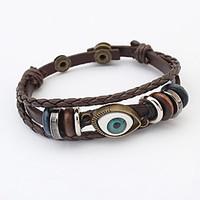 womens leather bracelet jewelry fashion leather alloy irregular jewelr ...