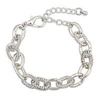 Women\'s Chain Bracelet Jewelry Fashion Rhinestone Alloy Irregular Jewelry For Party Special Occasion Gift 1pc