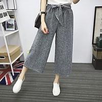 womens high rise stretchy chinos pants simple straight wide leg solid