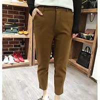 womens low rise micro elastic chinos pants boho punk gothic straight s ...