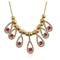 Women\'s Statement Necklaces Jewelry Jewelry Rhinestone Alloy Unique Design Euramerican Fashion Jewelry 147 Party Other Evening Party