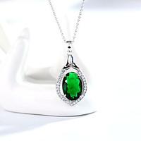 womens pendant necklaces cubic zirconia jewelry zircon rhinestone allo ...